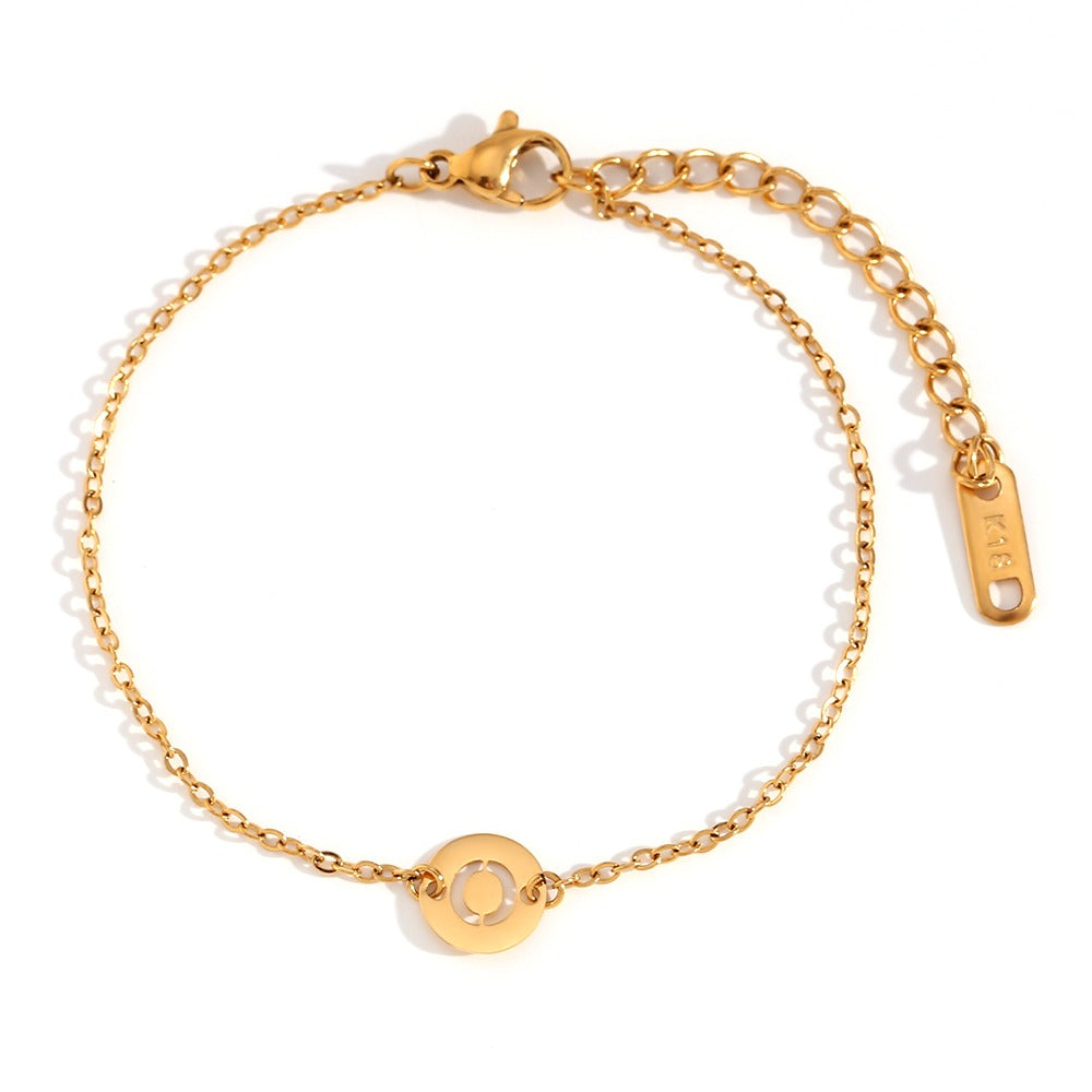 Pulsera Initial Medal Acero