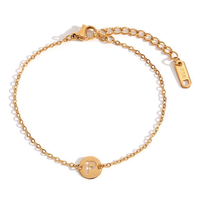 Pulsera Initial Medal Acero