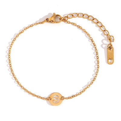 Pulsera Initial Medal Acero