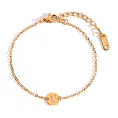 Pulsera Initial Medal Acero