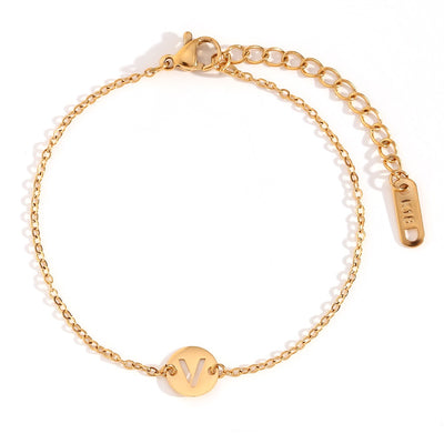 Pulsera Initial Medal Acero