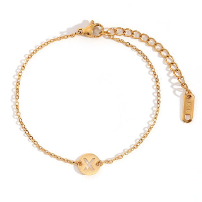 Pulsera Initial Medal Acero