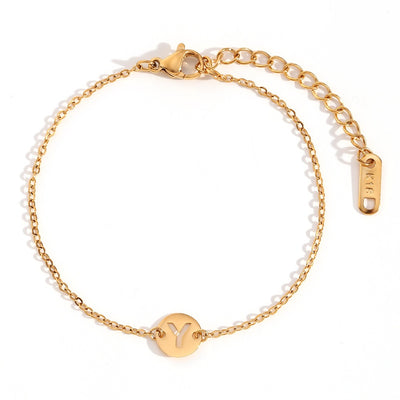 Pulsera Initial Medal Acero