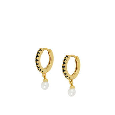 Clara White Earrings (1 Unit)