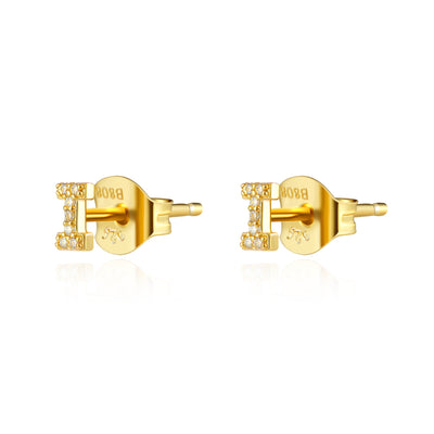 Pendientes Shine Initial (1 Unidad)