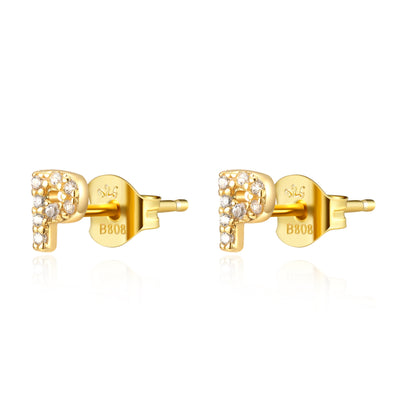 Pendientes Shine Initial (1 Unidad)