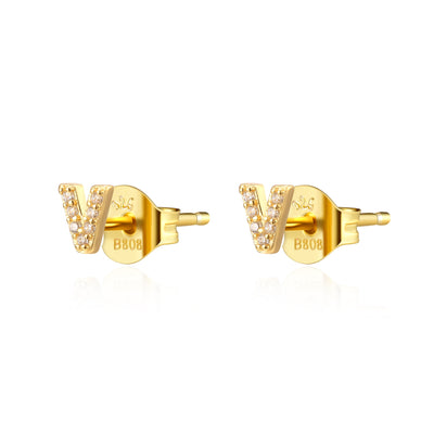 Pendientes Shine Initial (1 Unidad)