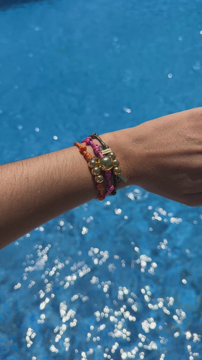 pulseras de colores de verano