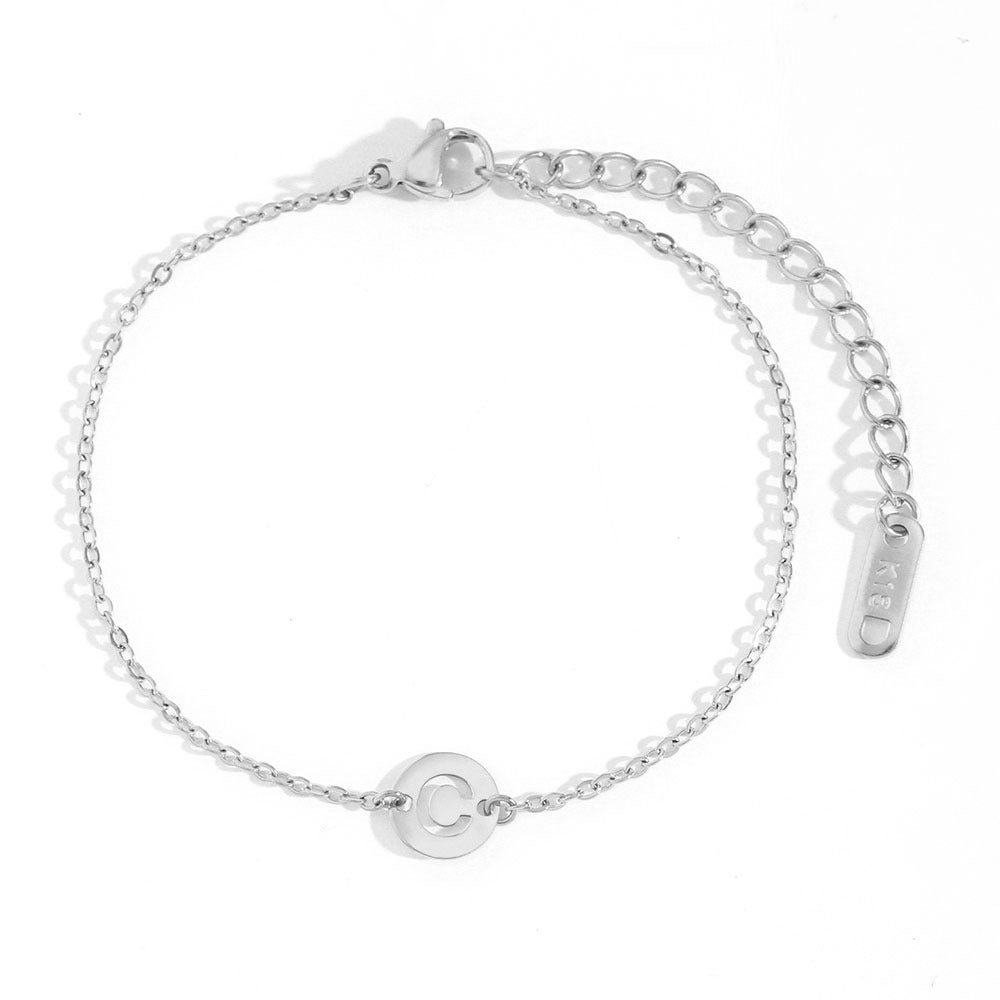Pulsera Initial Medal Acero