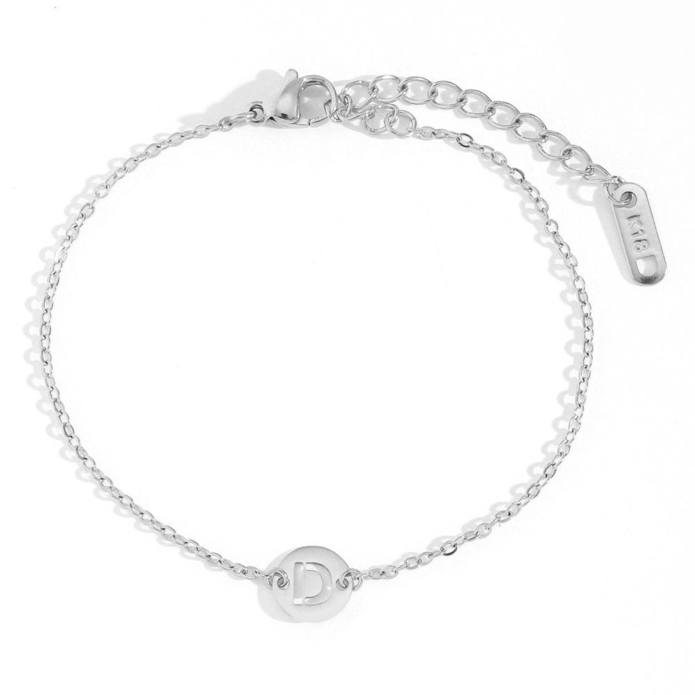 Pulsera Initial Medal Acero