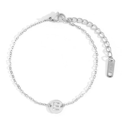 Pulsera Initial Medal Acero