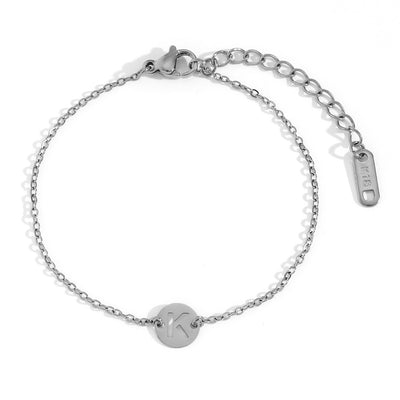 Pulsera Initial Medal Acero