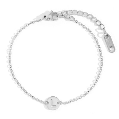 Pulsera Initial Medal Acero