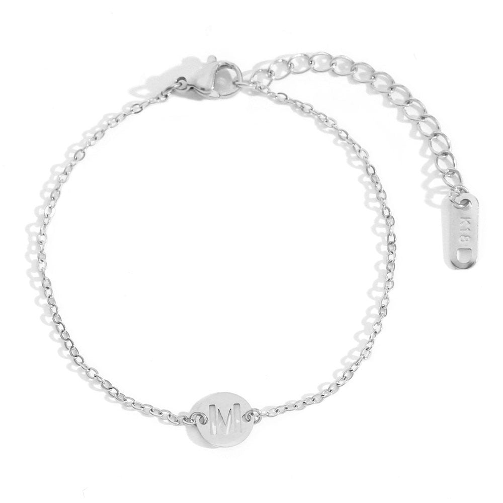Pulsera Initial Medal Acero