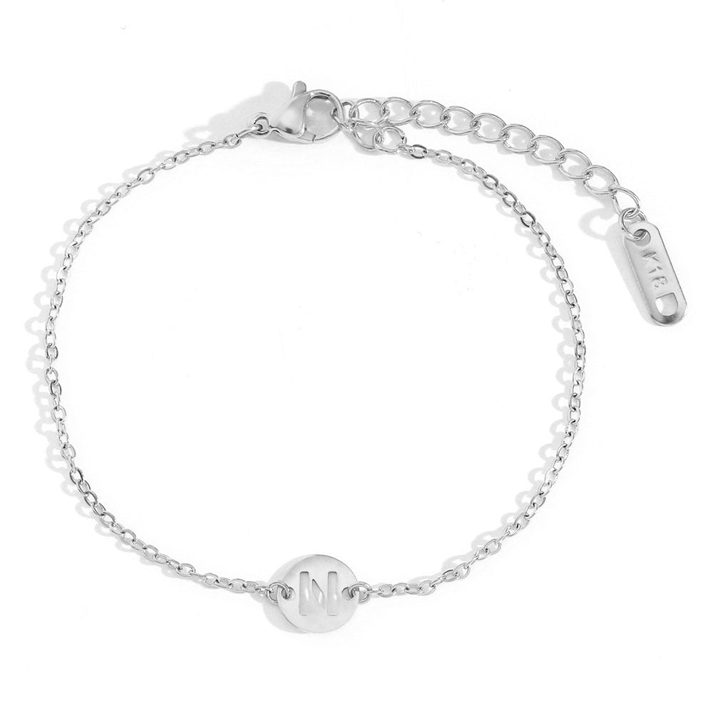 Pulsera Initial Medal Acero