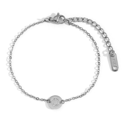 Pulsera Initial Medal Acero