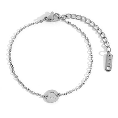 Pulsera Initial Medal Acero