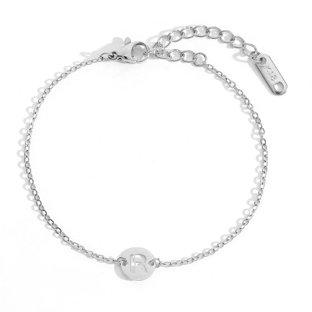 Pulsera Initial Medal Acero