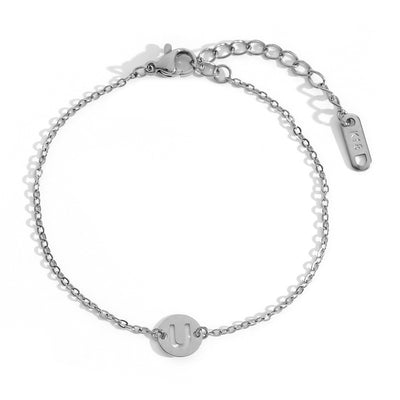 Pulsera Initial Medal Acero