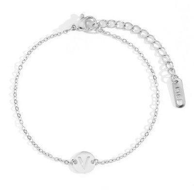 Pulsera Initial Medal Acero
