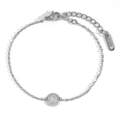 Pulsera Initial Medal Acero