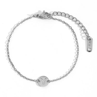 Pulsera Initial Medal Acero