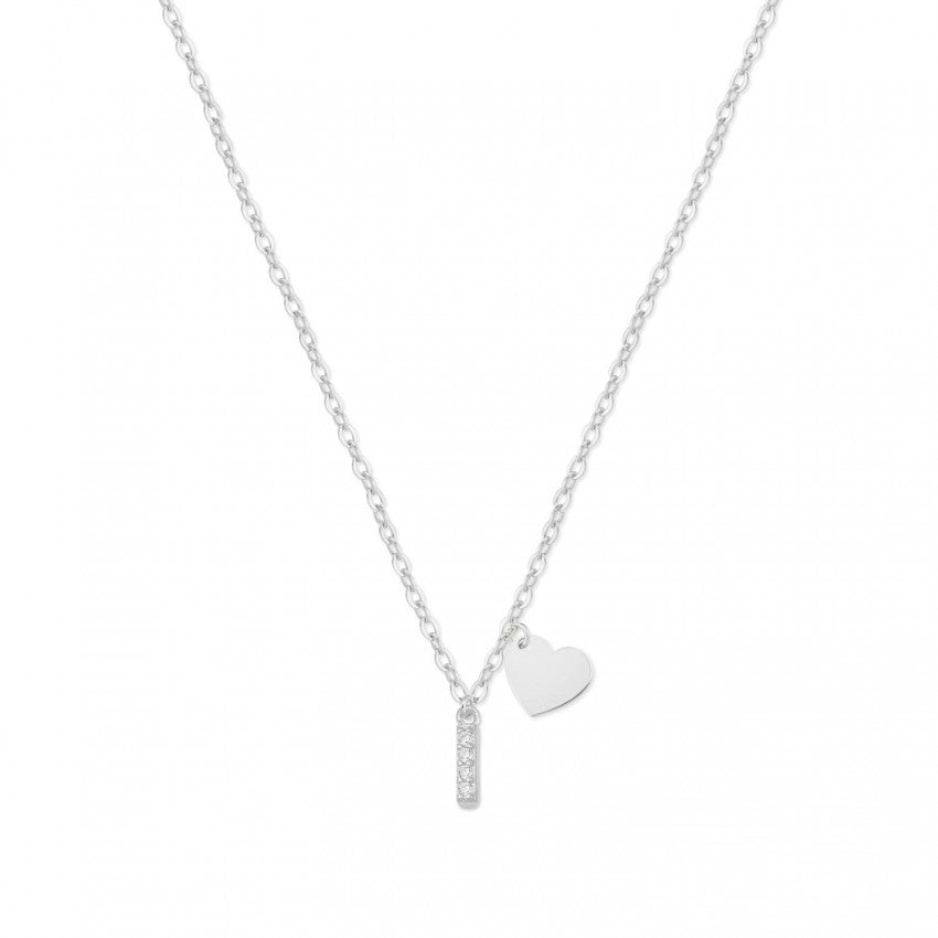 Collar Shine Initial Heart