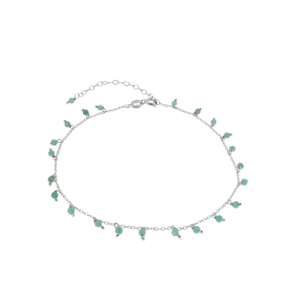 Amazonite Pendant Anklet