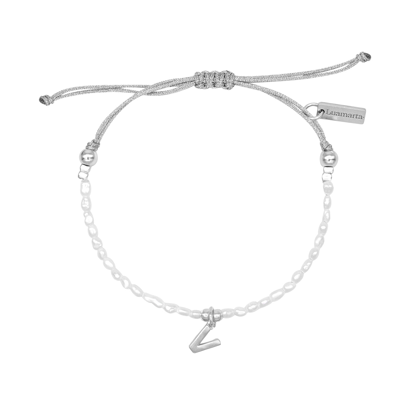 Pearl Letter S Bracelet