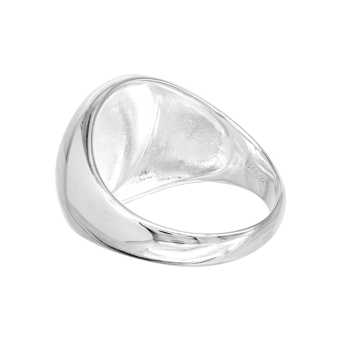 Bague ovale en argent