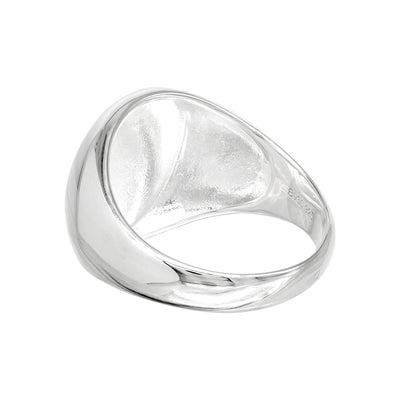 Silver Oval Ring