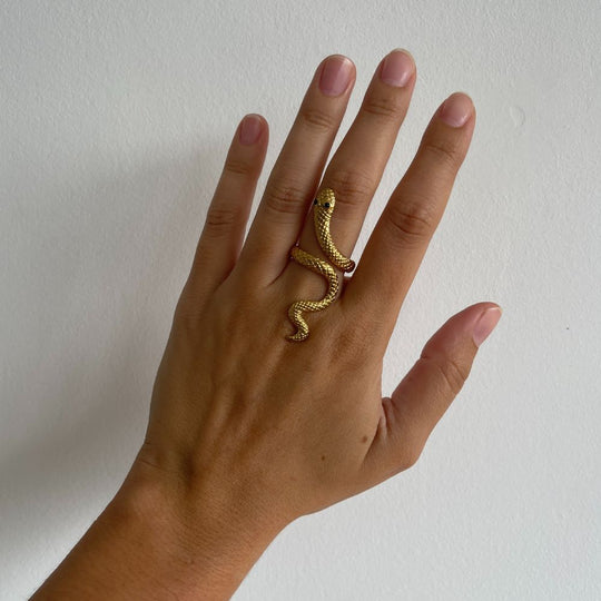 Barcelona Anillo Snake Anillo Snake – LUAMARTA