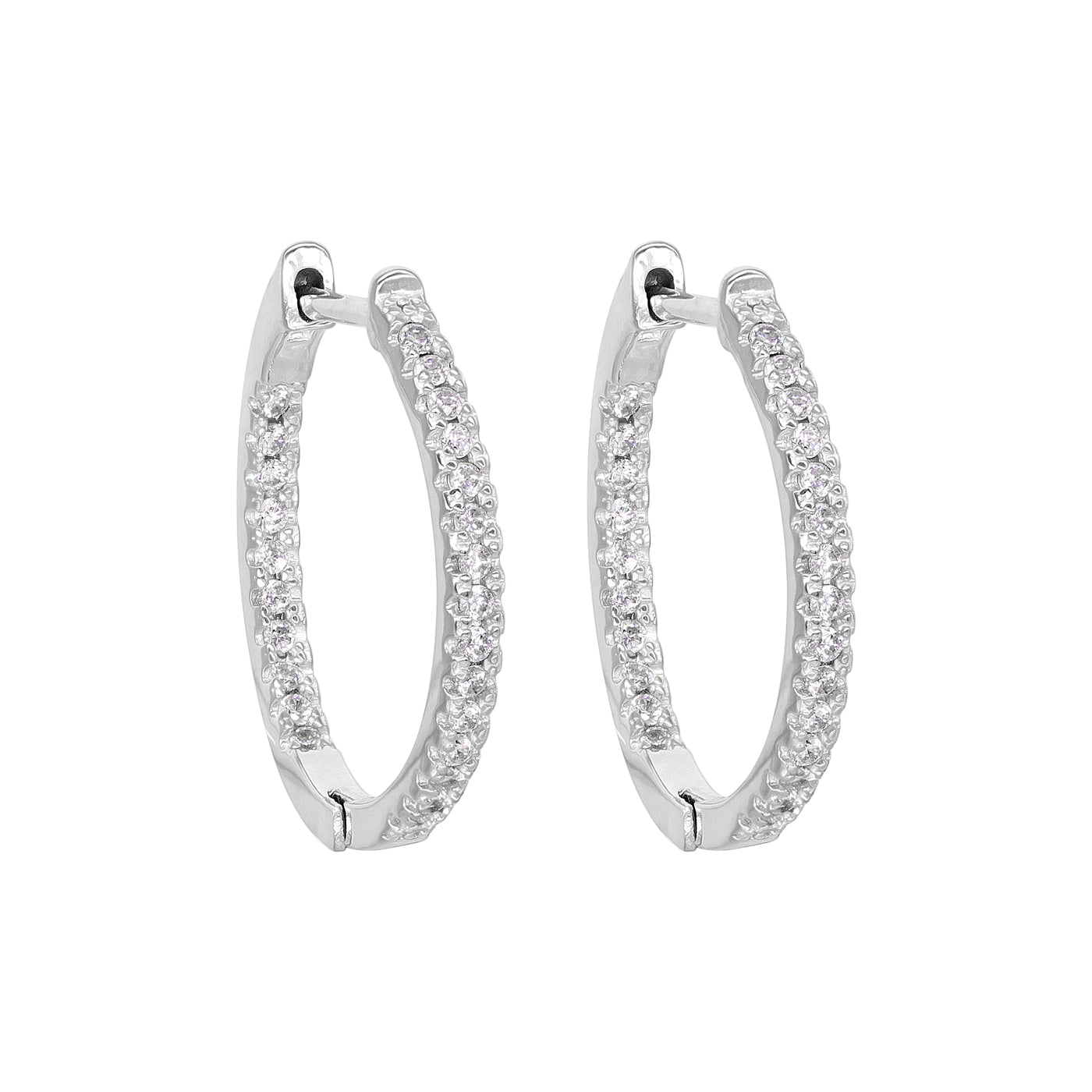 Eternity Medium Hoops