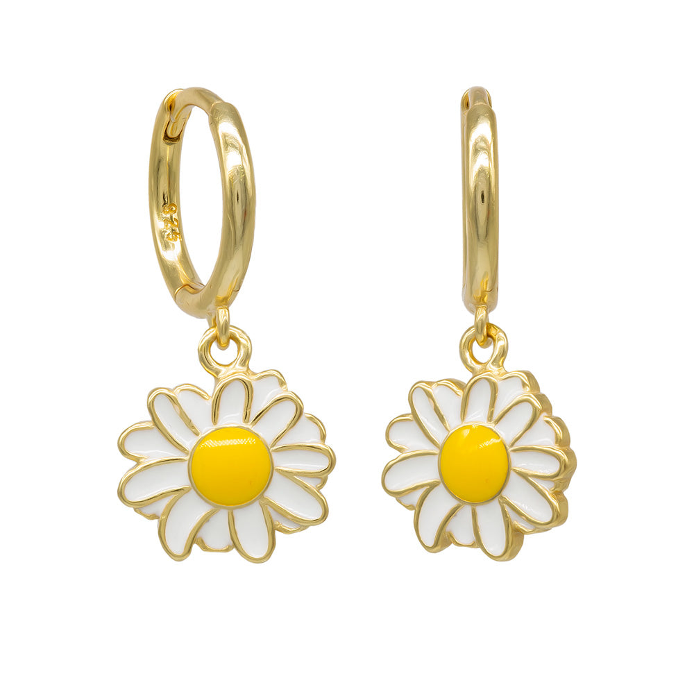 Boucles d'Oreilles Marguerite (1 Unité)