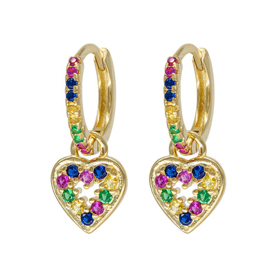 Shine Heart Earrings (1 Unit)