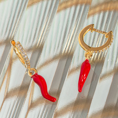 Shine Chili Earrings (1 Unit)