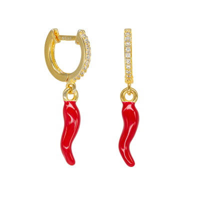 Shine Chili Earrings (1 Unit)