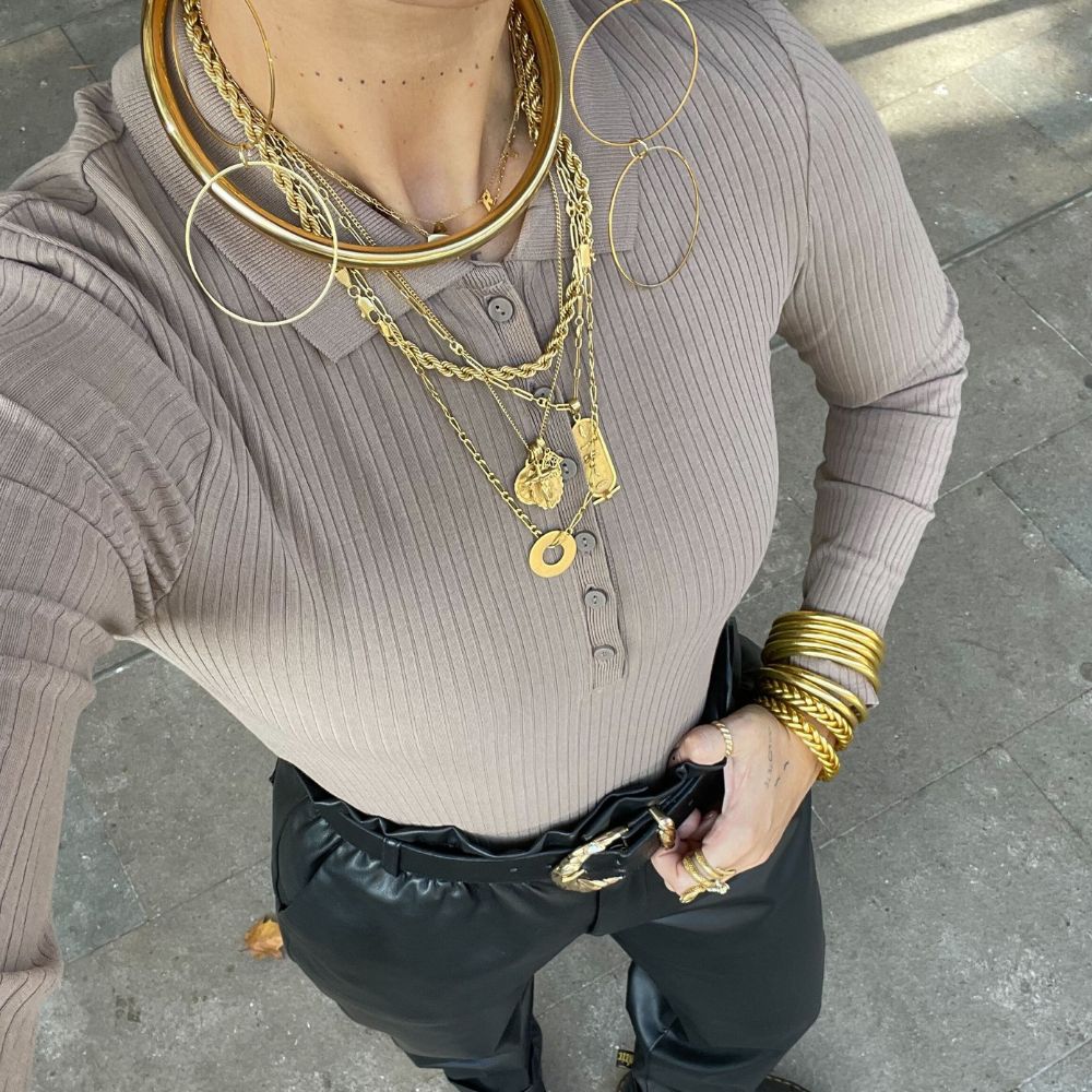 Collar Choker Rígido Bold