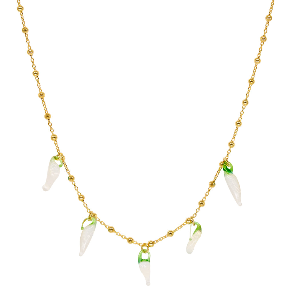 Collier boules de piment