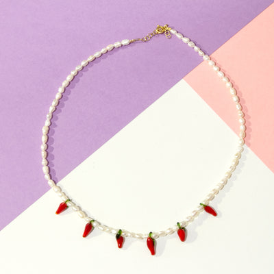 Chili Pearl Necklace