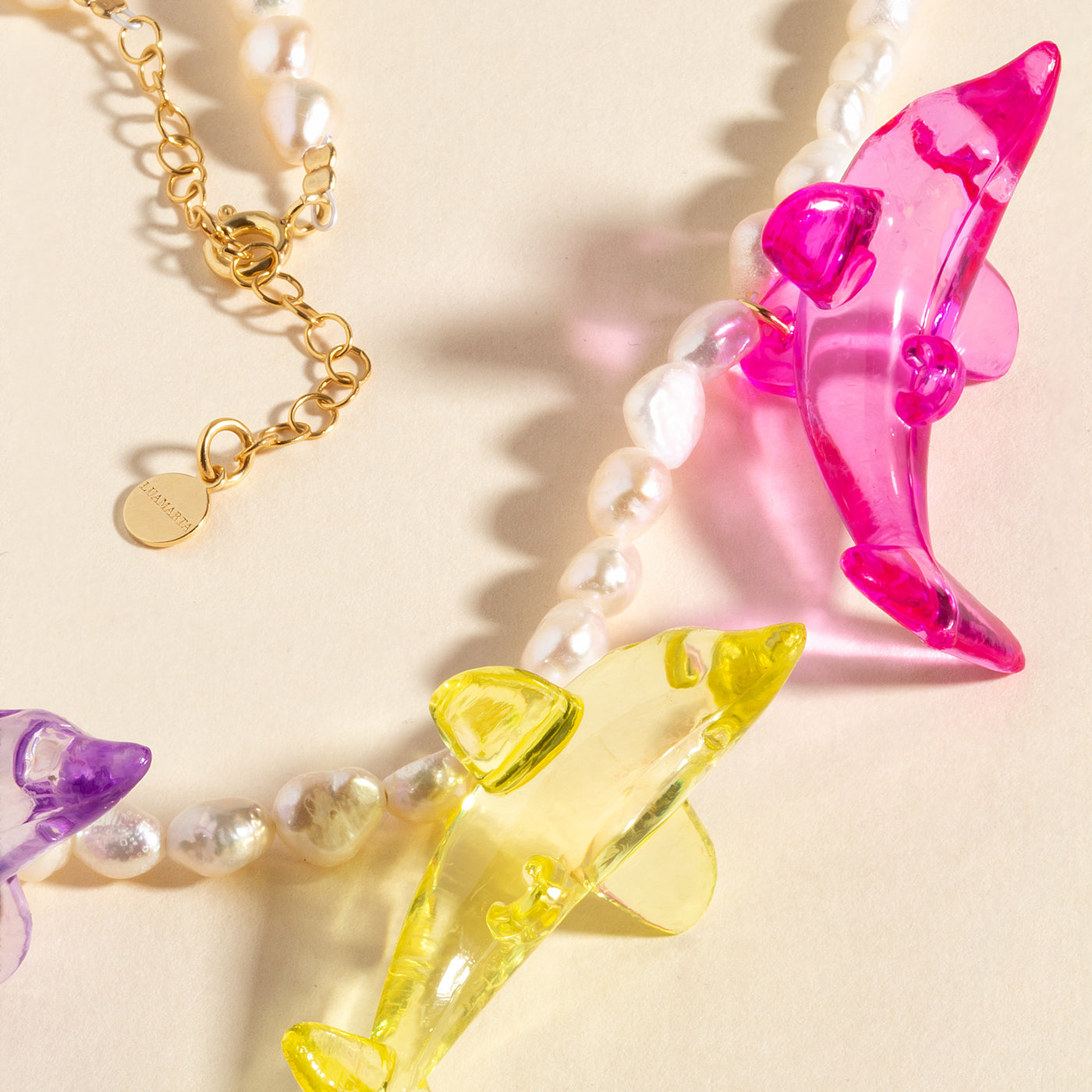 Dolphin Pearl Necklace