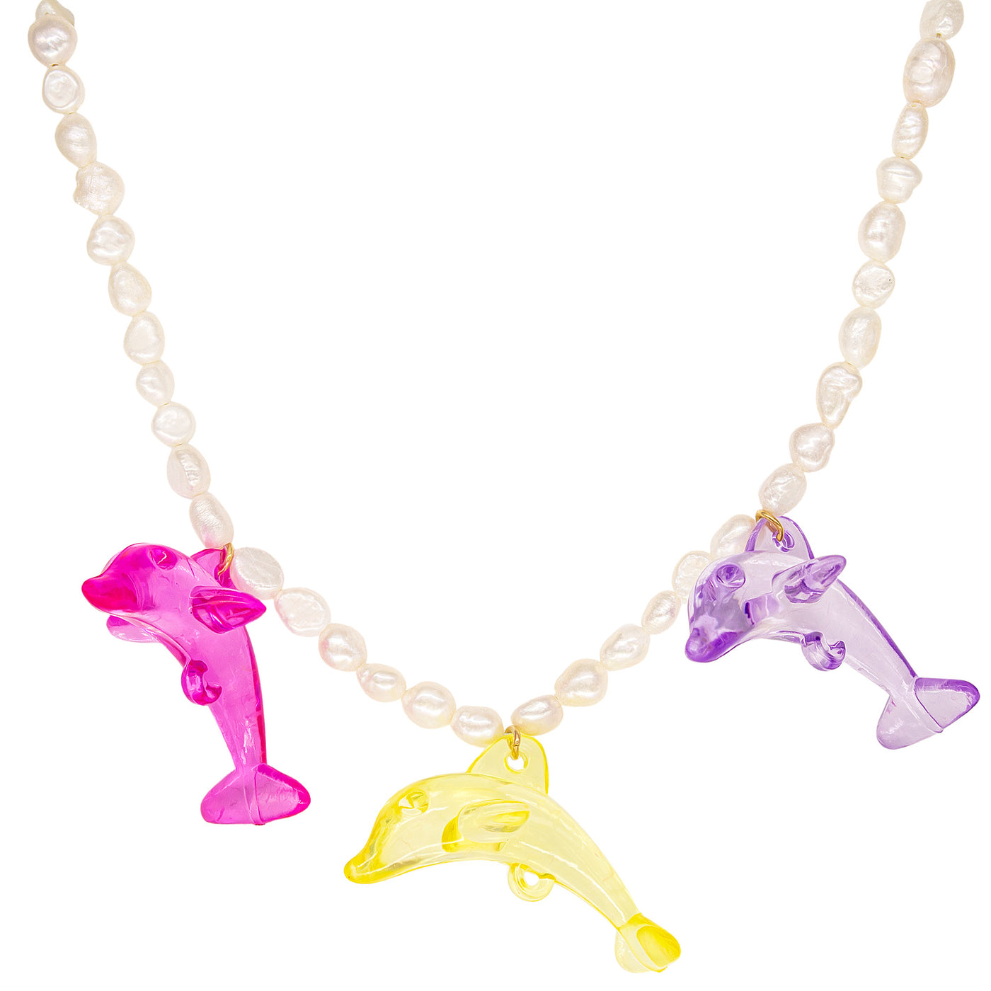 Dolphin Pearl Necklace