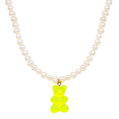 Gummy Bear Pearl Necklace