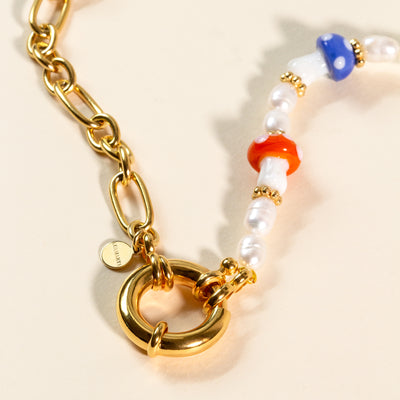 Iconic Mushroom Pearl Necklace
