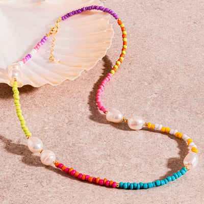 Tulum Pearl Necklace