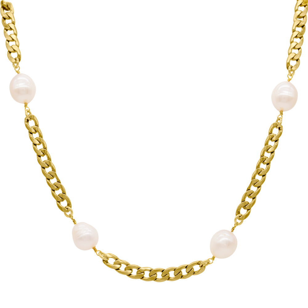 Val Six Pearl Necklace