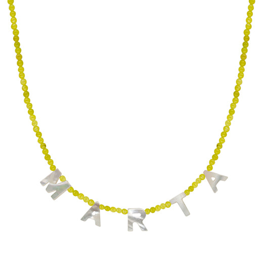 Nacar Letter Necklace (Customizable)