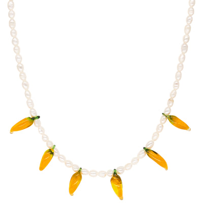 Collier de perles de piment