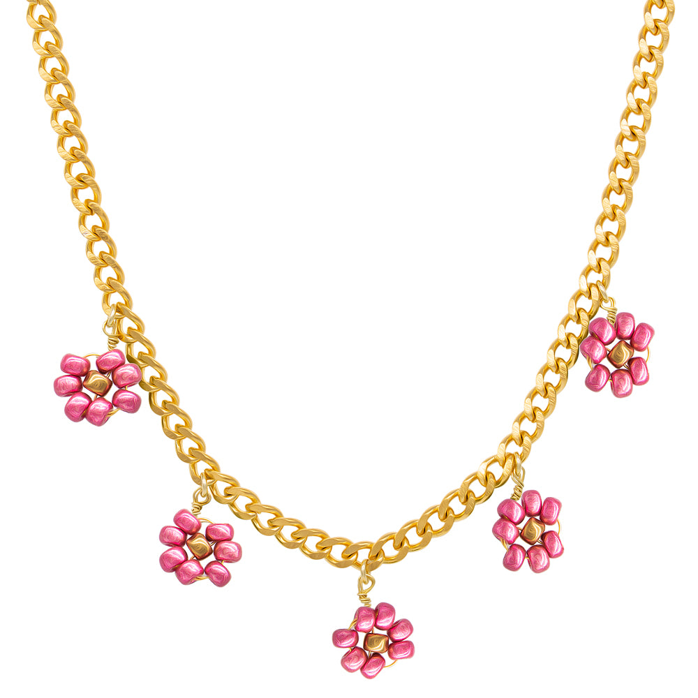 flower necklace