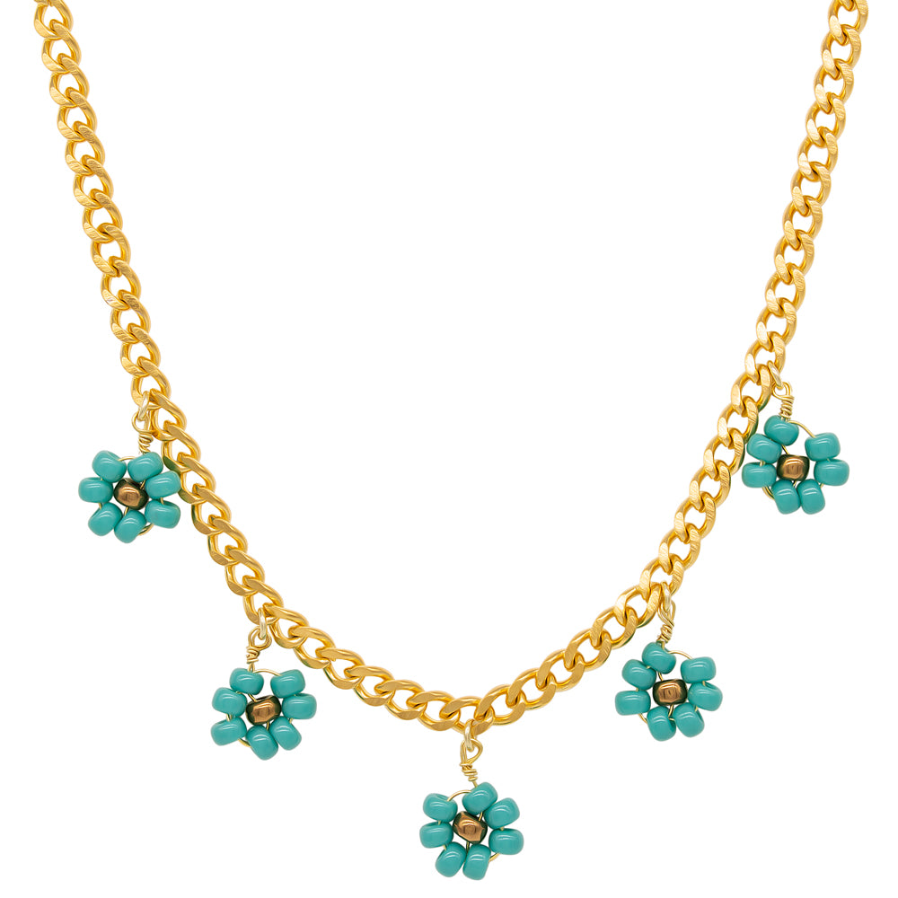 collier de fleurs